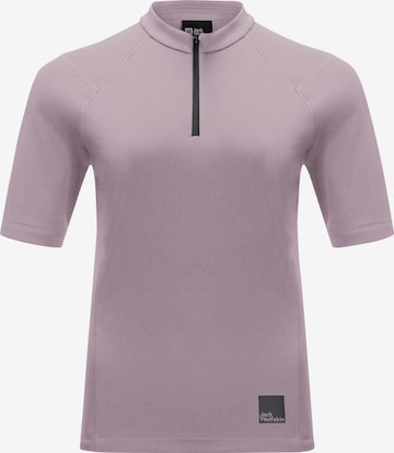 T-shirt fonctionnel JACK WOLFSKIN en violet : devant