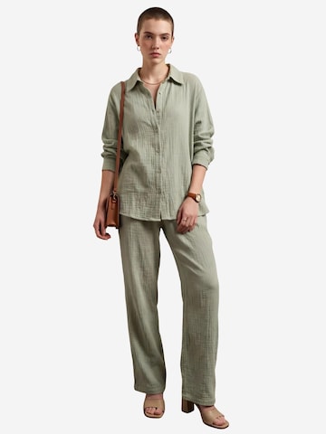 My fashion - Calças de fato em verde: frente