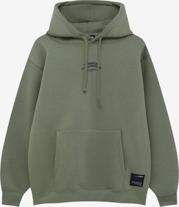 Pull&Bear Sweatshirt in Green: front
