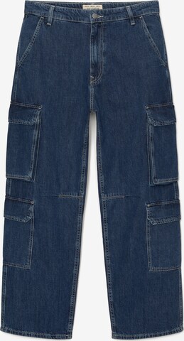Loosefit Jeans cargo Pull&Bear en bleu : devant