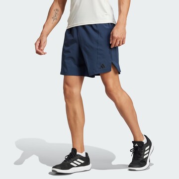 ADIDAS PERFORMANCE Regular Sportshorts 'Designed for Training' in Blau: Vorderseite
