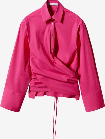 MANGO Blouse 'Maria' in Pink: front