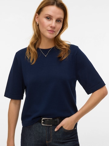 VERO MODA Πουλόβερ 'VMSILJE' σε μπλε: μπροστά