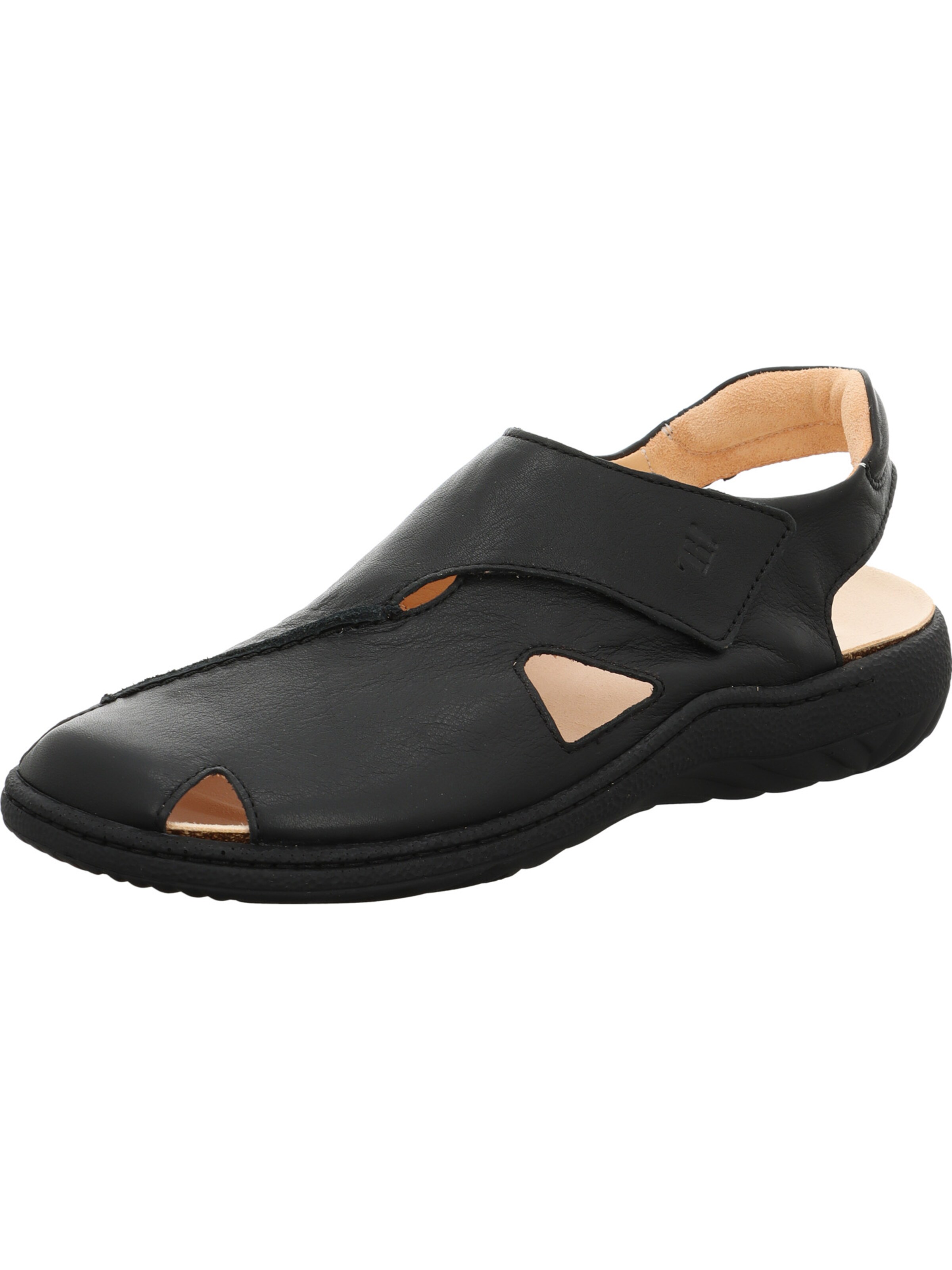 THINK! Sandals 'Change' in Black: front