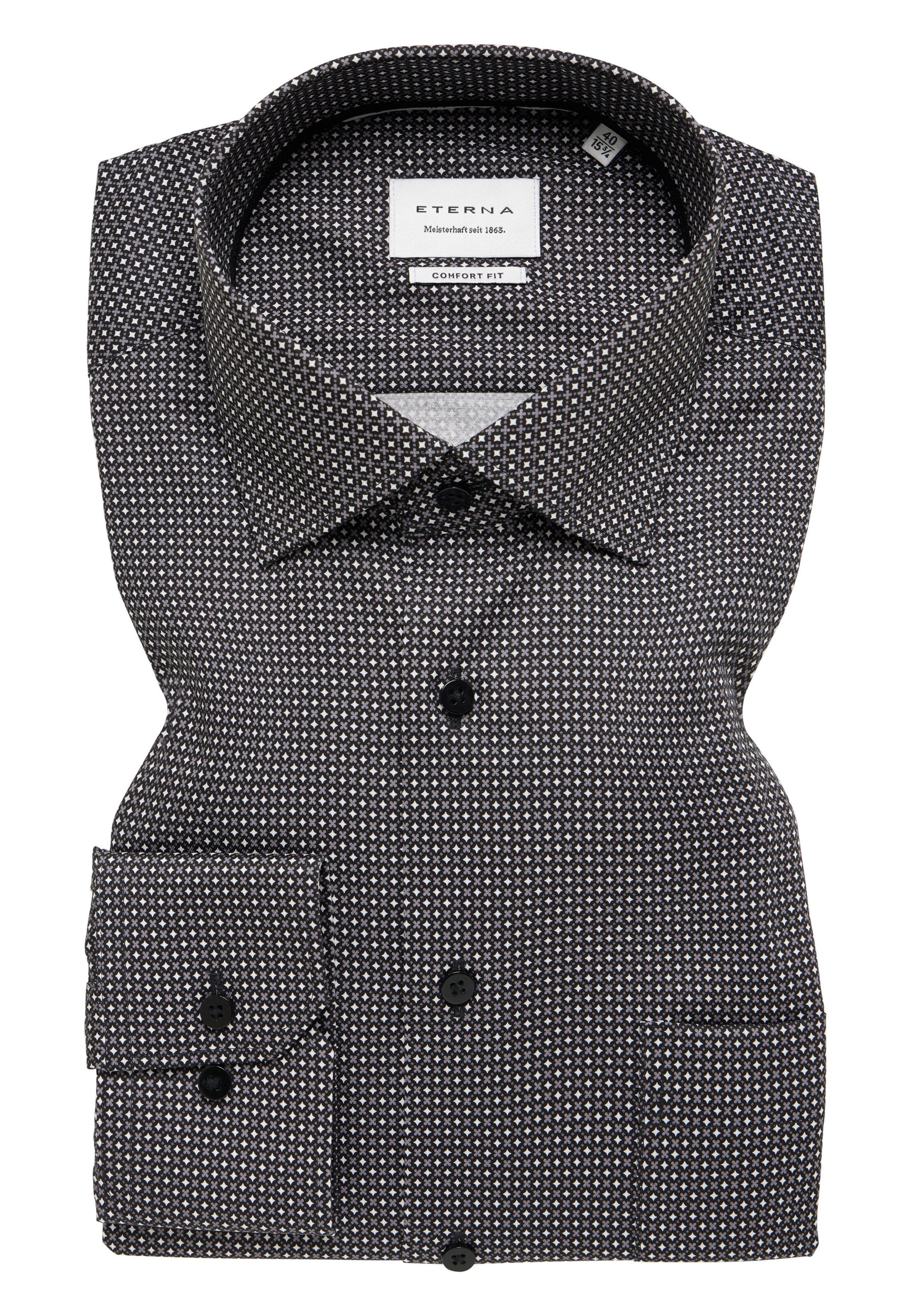 ETERNA Comfort fit Business shirt in Grey