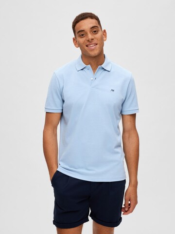 Maglietta 'SLHDante' di SELECTED HOMME in blu: frontale