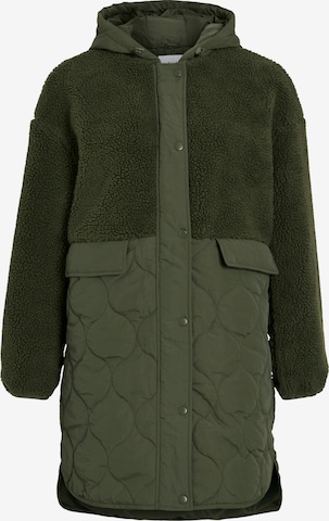 VILA Płaszcz przejściowy w kolorze zielony: przód