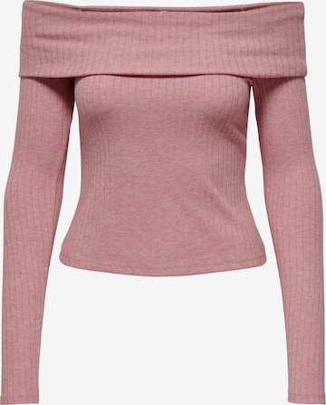 T-shirt 'ONLPIPER' ONLY en rose : devant