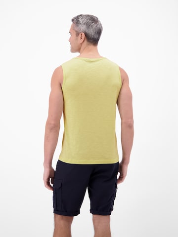 LERROS Luftiges Tanktop aus Baumwolle mit trendigem Slogan-Print in Gelb