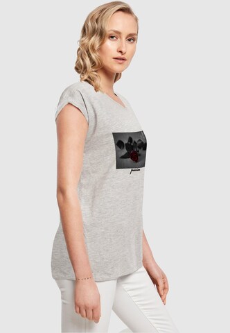 Mister Tee T-Shirt 'Passion Rose' in Grau