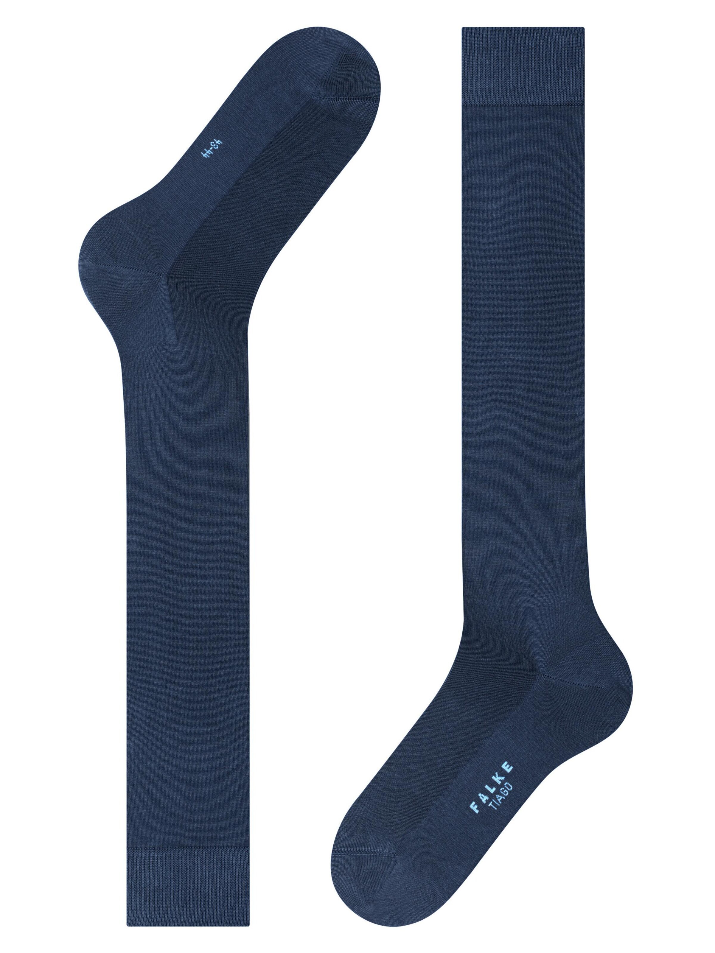FALKE Knee High Socks 'Tiago' in Blue