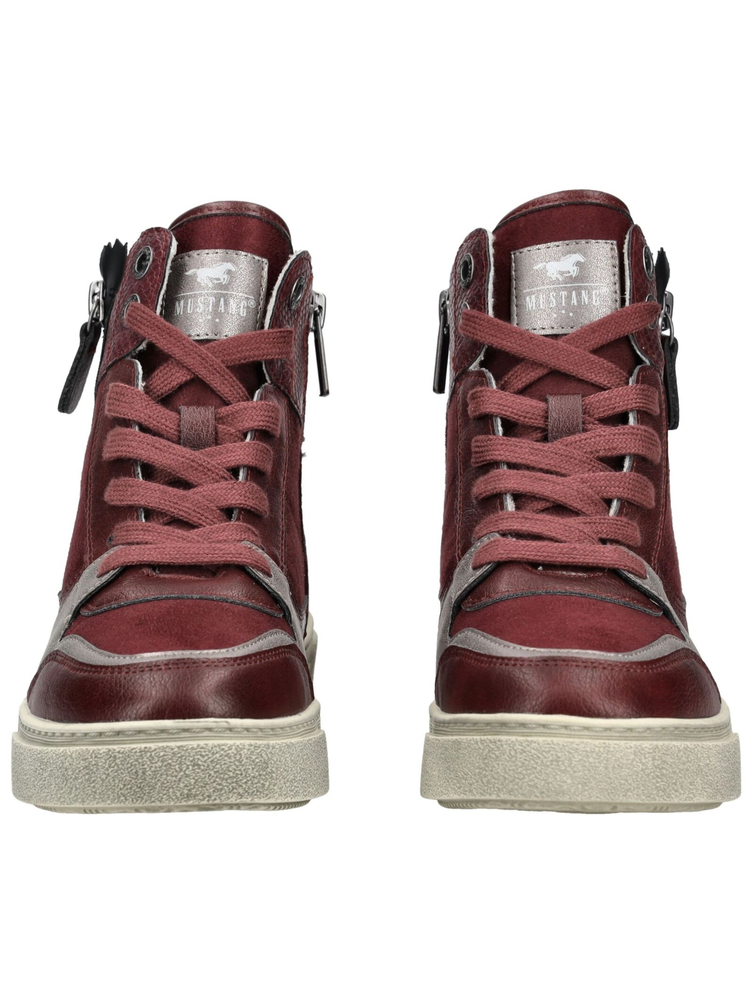 Baskets hautes MUSTANG en rouge