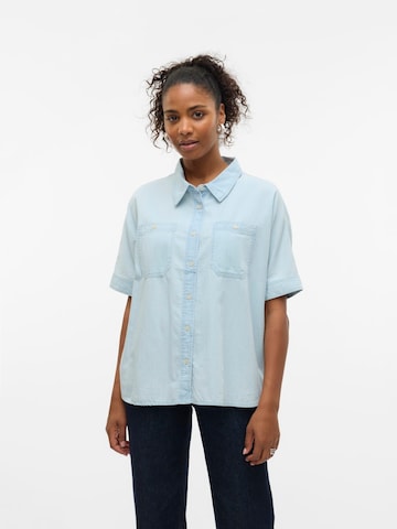 VERO MODA Bluse 'VMEmberly' in Blau: Vorderseite