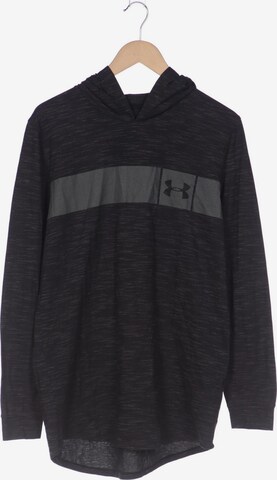 UNDER ARMOUR Sweatshirt & Zip-Up Hoodie in L in Black: front
