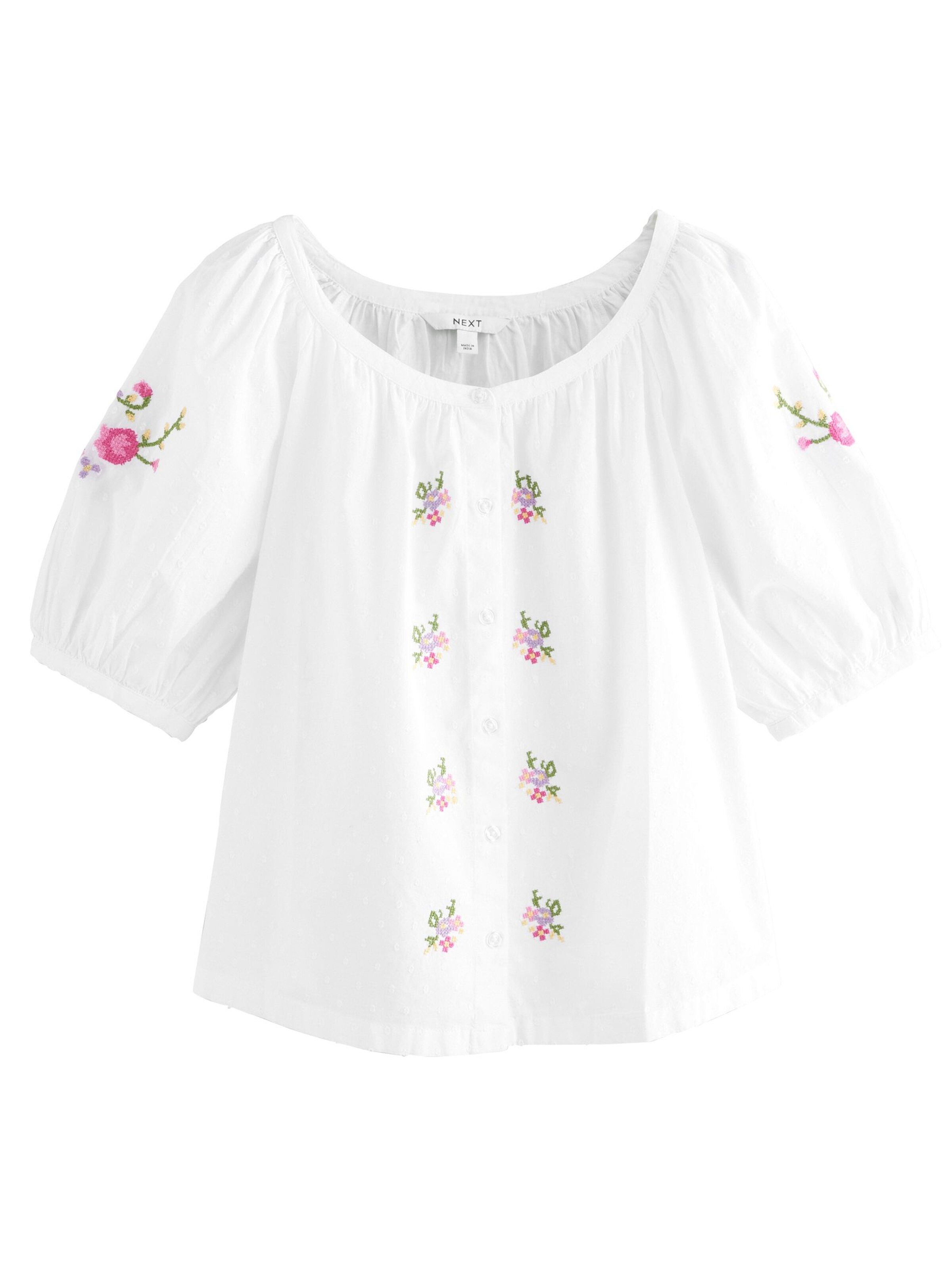 Chemisier Next en blanc : devant