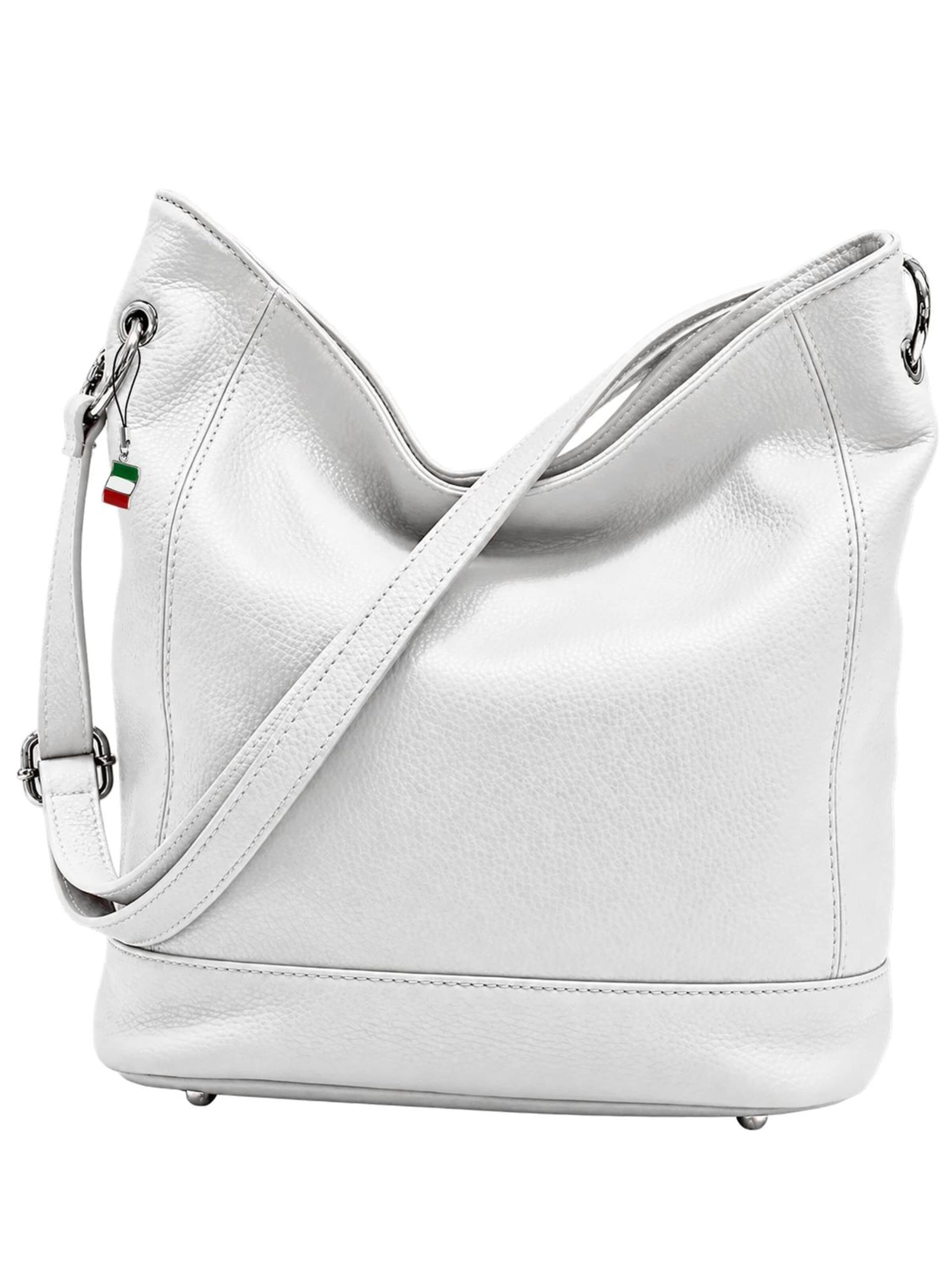 Sac bandoulière Florence en blanc : devant