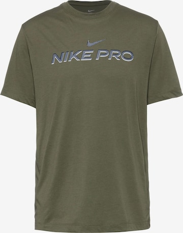 NIKE Performance Shirt in Green: front