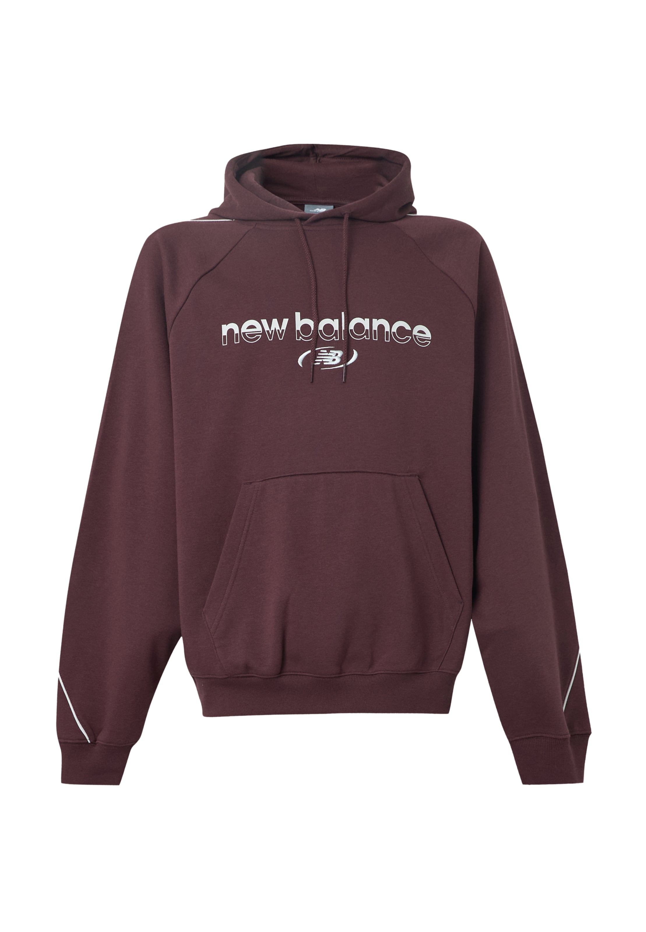 Felpa di new balance in rosso: frontale