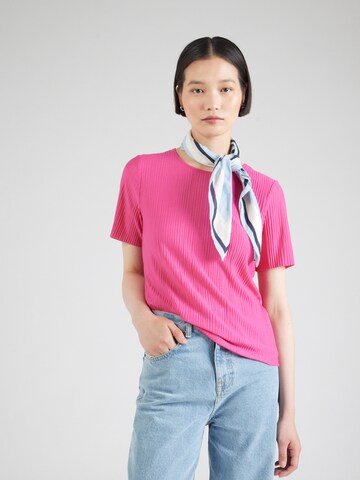 VILA - Camiseta 'PLISA' en rosa: frente