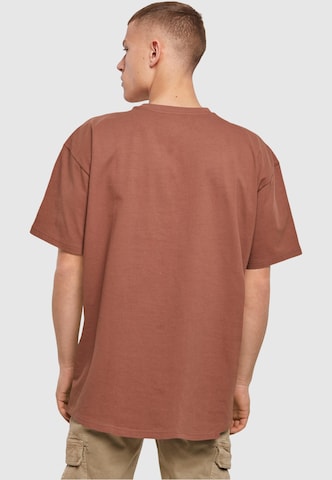 T-Shirt 'L.A. College' MT Upscale en marron