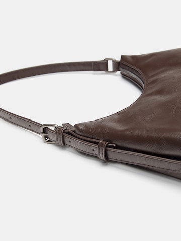 Sac bandoulière 'HEBILLAS' Pull&Bear en marron