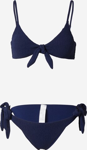 ABOUT YOU Bustier Bikini 'Asta' in Blauw: voorkant