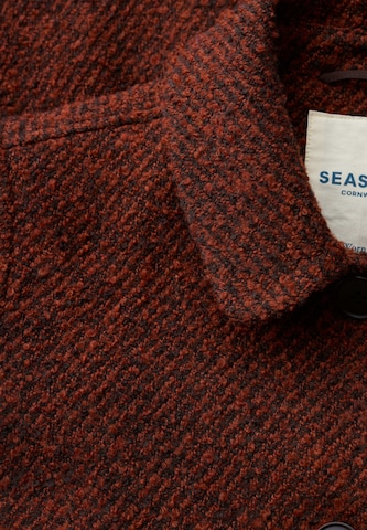Seasalt Cornwall Between-seasons coat 'Wood Cabin' in Brown