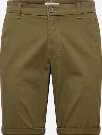 Only & Sons - Regular Calças chino 'Peter' em verde: frente