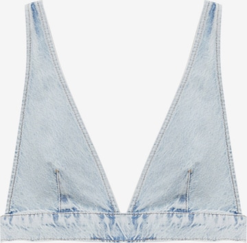 Haut Pull&Bear en bleu : devant