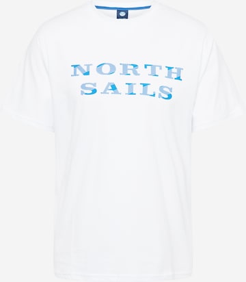 T-Shirt North Sails en blanc : devant