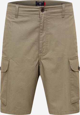 Pantaloni cu buzunare de la Dockers pe gri: față