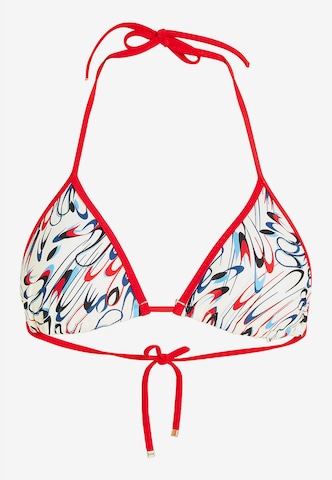 Tommy Hilfiger Underwear Triangle Bikini Top in Mixed colors: front