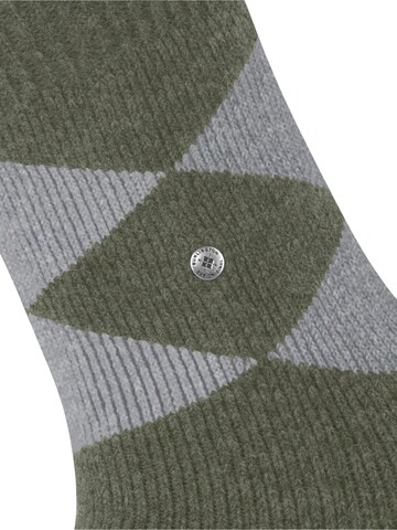 BURLINGTON Socken 'Cosy Argyle' in Grün: Vorderseite