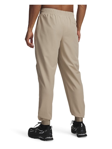 UNDER ARMOUR Sporthose 'UA Unstoppable' in Beige