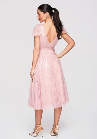 Ombre Abendkleid in Beige