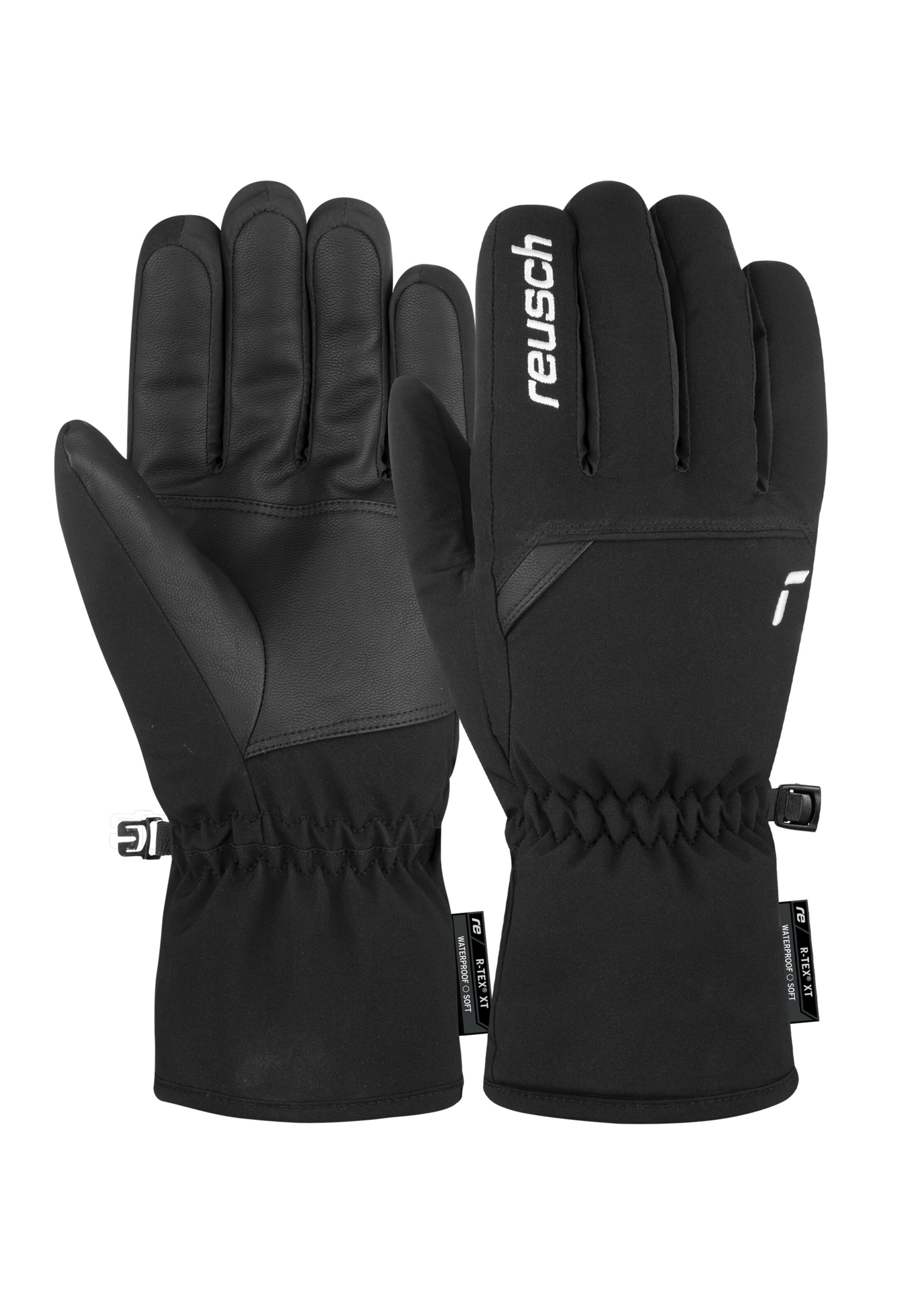 REUSCH Athletic Gloves 'Elon' in Black: front