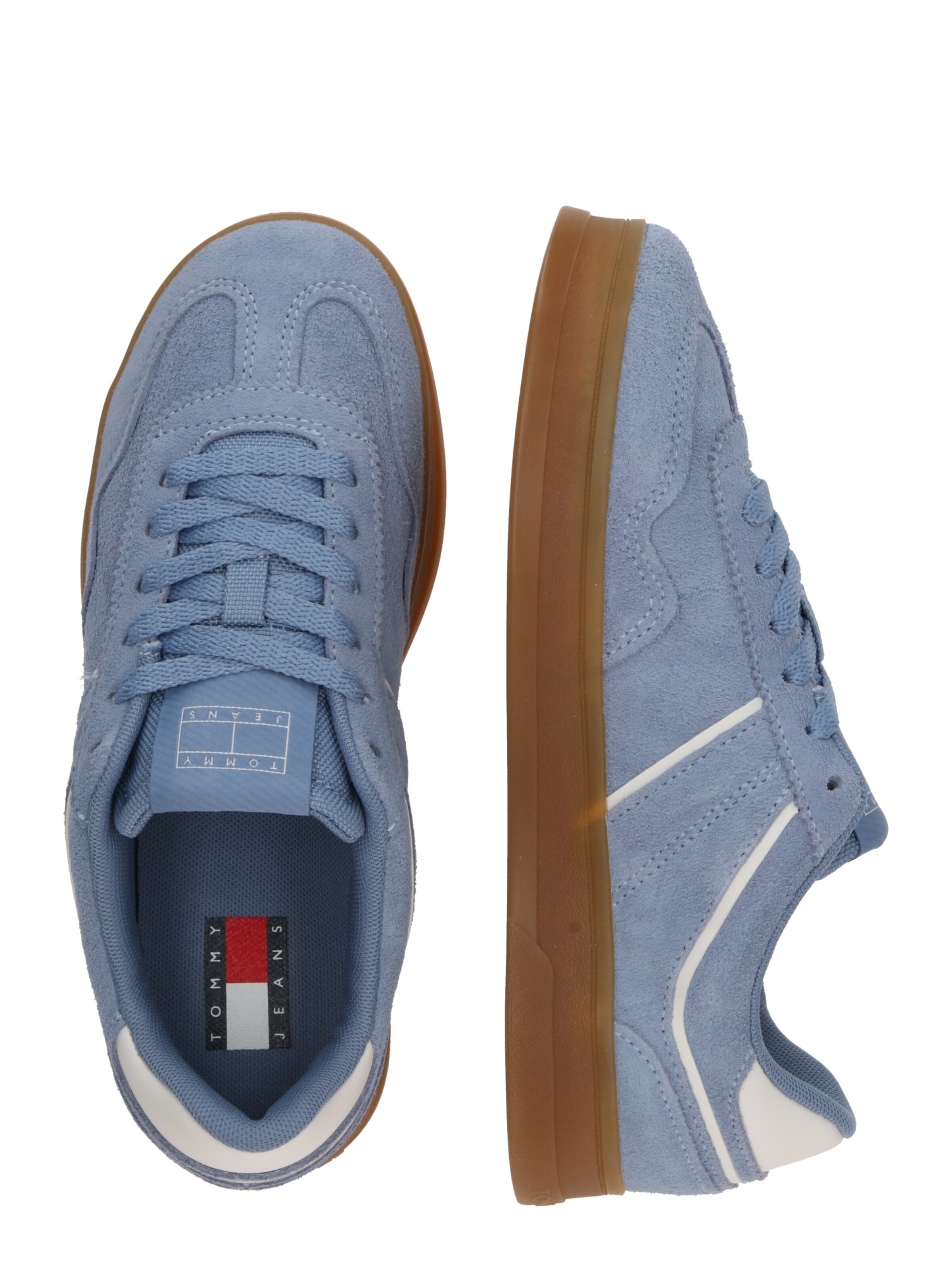 Tommy Jeans Trampki niskie 'THE GREENWICH' w kolorze niebieski