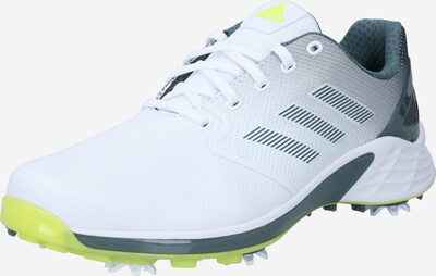 adidas Golf Sportschoen 'ZG 21' in de kleur Limoen / Zilvergrijs / Zwart / Wit, Productweergave