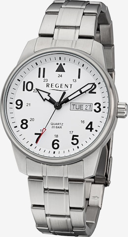 REGENT Analog Watch in Silver: front