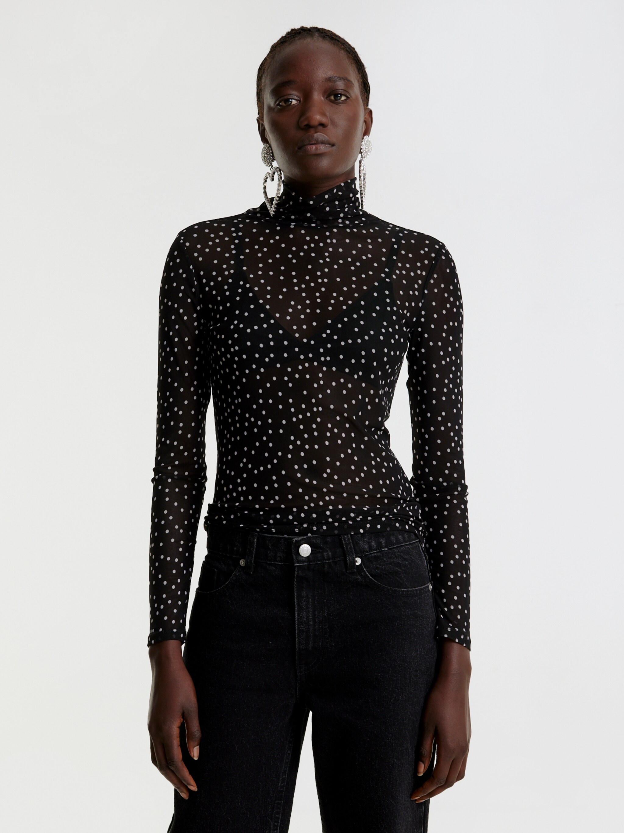 EDITED Produits T-shirt 'Fiore' noir