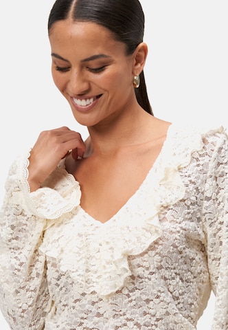 Camicia da donna di zero in bianco