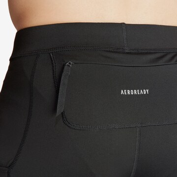 ADIDAS PERFORMANCE Skinny Sporthose 'OWN THE RUN' in Schwarz