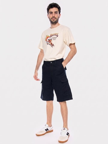 Carhartt WIP Baggy Bukser 'Regular Cargo Short Deep Night' i blå: forside
