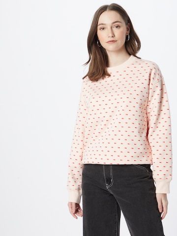 LEVI'S ® Суичър 'Graphic Standard Crewneck Sweatshirt' в розово: отпред