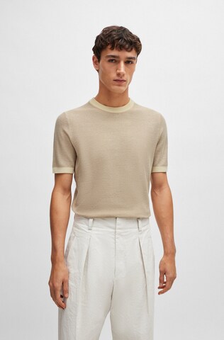 BOSS Sweater ' Tantino ' in Beige: front
