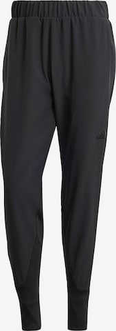 Tapered Pantaloni sport 'Z.N.E.' de la ADIDAS SPORTSWEAR pe negru: față