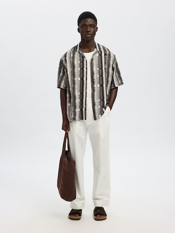 SELECTED Comfort fit Overhemd in Zwart