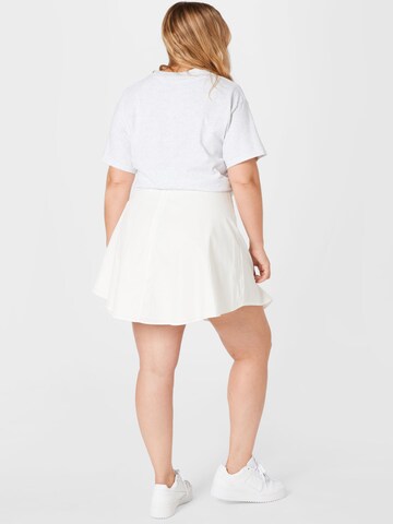Missguided Plus Skirt in White