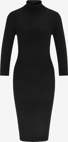 usha BLACK LABELPletena haljina - crna boja: prednji dio