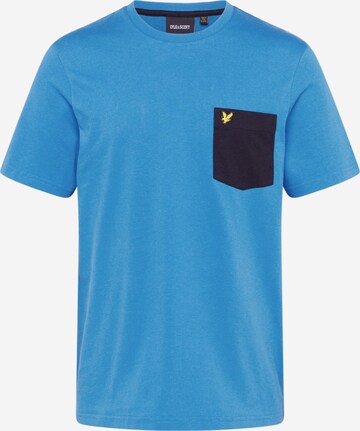 Lyle & Scott T-shirt i blå: framsida